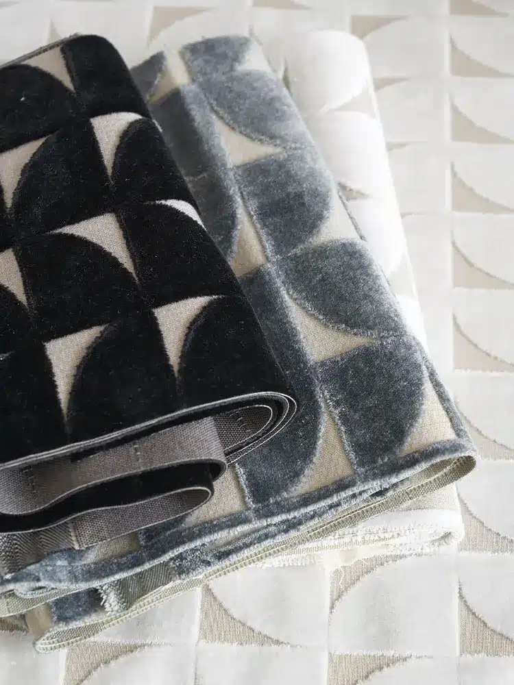 Graphite velvet from the Designers Guild Marquise collection