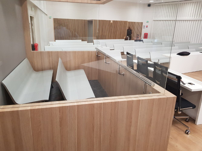 Courthouse in France with the Sellex Aero bank