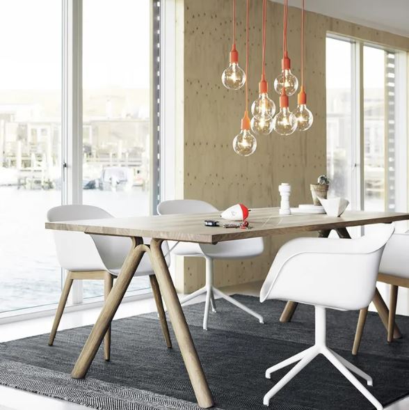 ecrotoire with Muuto E27 lamps