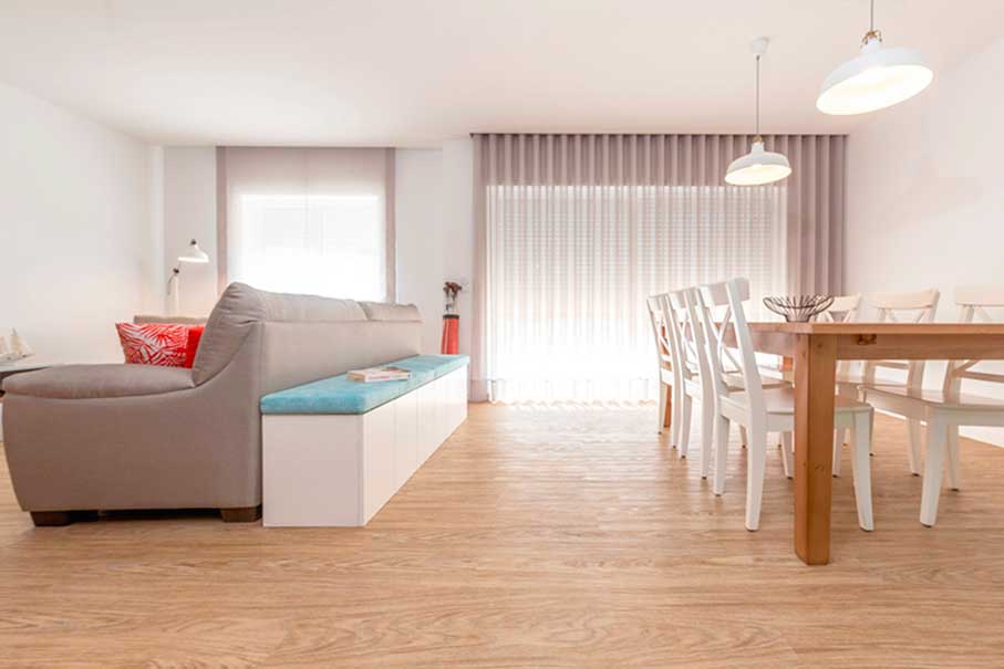 dining and living room area 