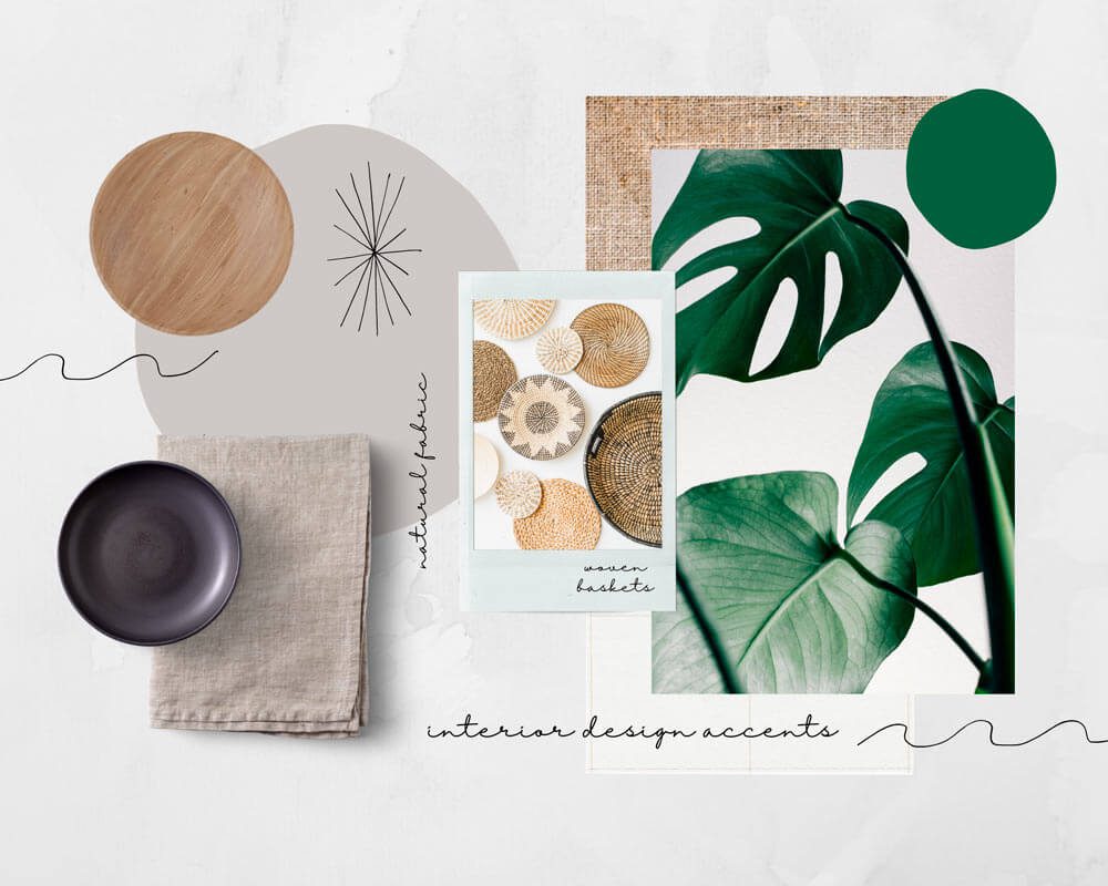 Basic mood board palettes