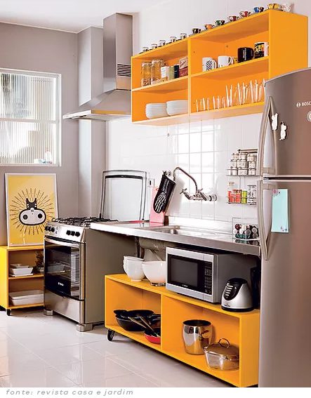 decorate a small kitchen